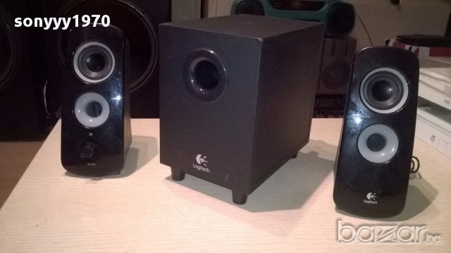Logitech z323-active subwoofer+2 speakers-внос швеицария, снимка 6 - Ресийвъри, усилватели, смесителни пултове - 14103584