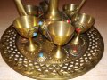 ПОРЪЧАН-ретро колекция-чаиник+чаши+поднос-внос швеицария, снимка 2