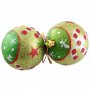 Декоративни топки за окачване на елха в блестящи наситени цветове. , снимка 1