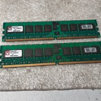 4GB (2x2GB) DDR2 Kingston PC2-6400R (800Mhz,KIT,CL-3,ECC), снимка 1 - RAM памет - 21046846