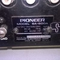 ПОРЪЧАН⭐ █▬█ █ █▀ █ ⭐Pioneer sa-500a-amplifier-made in japan-внос швеицария, снимка 8 - Ресийвъри, усилватели, смесителни пултове - 19899457