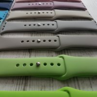 Силиконова каишка за Apple Watch Ultra 49mm 45mm 44mm 42mm 41mm 40mm, снимка 4 - Каишки за часовници - 22316875