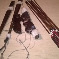 Ретро колекция-нов лък с 10 стрели-106см-внос швеицария, снимка 4 - Антикварни и старинни предмети - 17286080