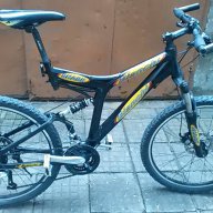 Планински алуминиев велосипед Бианчи с амортисьори 26 цола и дискови спирачки, снимка 3 - Велосипеди - 15019240