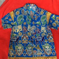 Мъжка лятна пъстра риза къс ръкав от Тайланд  М L, снимка 1 - Ризи - 25727734