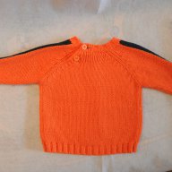 Зимно плетено пуловерче, снимка 2 - Жилетки и елечета за бебе - 16906919
