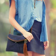 ПРОМО 🍊 TUSCANY LEATHER 🍊 Оригинална плетена дамска чанта от естествена кожа с висулки, снимка 4 - Чанти - 15159002