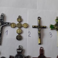 Метални релефни детайлни кръстове-4, снимка 2 - Колиета, медальони, синджири - 23383599