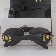 Налични Versace VE2150 black gold слънчеви очила UV 400 защита реплика, снимка 3 - Слънчеви и диоптрични очила - 13949254