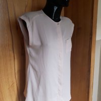 Бледо розова риза с полу-ръкав Л, снимка 2 - Ризи - 25695054