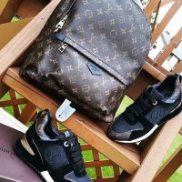 Дамски комплект обувки и раничка Louis Vuitton , снимка 1 - Дамски ежедневни обувки - 20722201