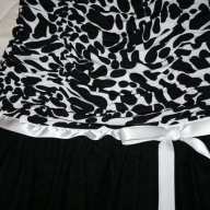 Нова официална/парти рокля в черно и бяло, снимка 8 - Рокли - 6474523
