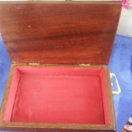 резбована стара махагонова кутия, снимка 2 - Други - 13845024