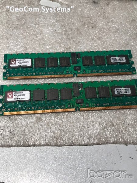 4GB (2x2GB) DDR2 Kingston PC2-6400R (800Mhz,KIT,CL-3,ECC), снимка 1