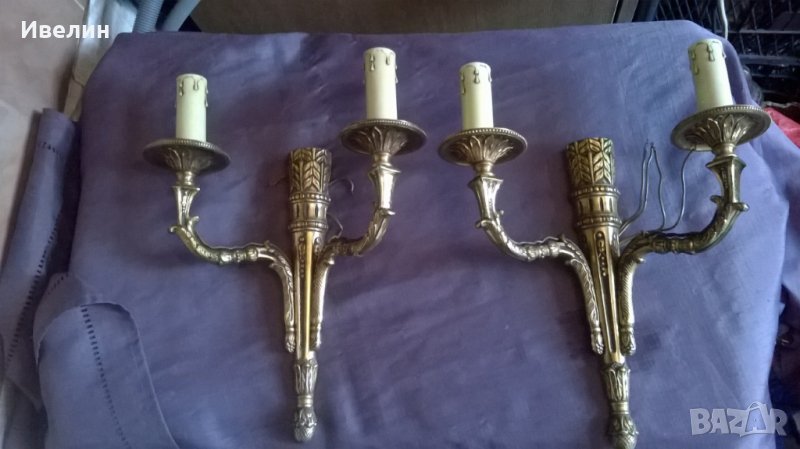 два барокови аплика за стена , снимка 1