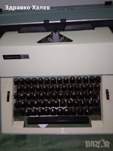 Пишеща машина "Роботрон 20" ГДР, латиница, снимка 1