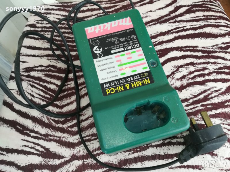 makita battery charger-до 18v-внос англия, снимка 1