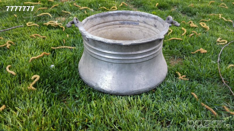 Стар масивен меден бакър, снимка 1