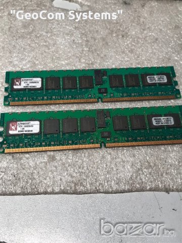 4GB (2x2GB) DDR2 Kingston PC2-6400R (800Mhz,KIT,CL-3,ECC), снимка 1 - RAM памет - 21046846