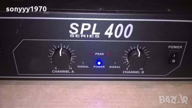 skytec spl400 stereo amplifier-внос швеицария, снимка 8 - Ресийвъри, усилватели, смесителни пултове - 22600320