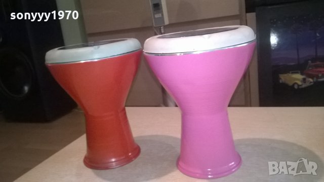 ЧЕРНА СИНЯ ЗЕЛЕНА-тарамбуки-26х17см-75лв за броика-внос сирия, снимка 9 - Ударни инструменти - 26055553