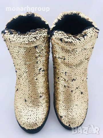 Дамски обувки Botineli-Gold, снимка 4 - Дамски боти - 25113702