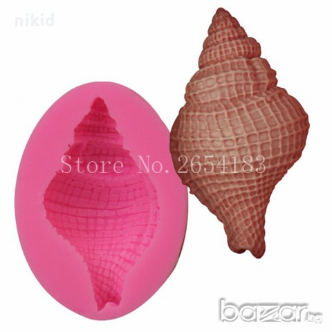 рапан силиконов молд калъп форма шоколад декорация торта глина сапун