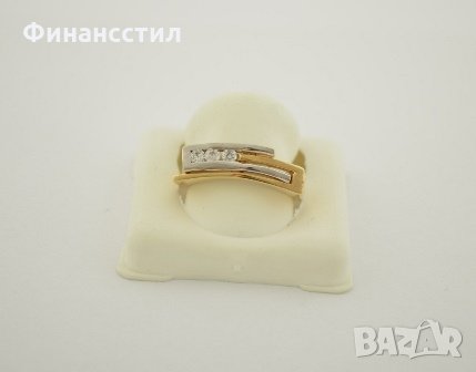 златен пръстен 42922-3, снимка 3 - Пръстени - 22368651