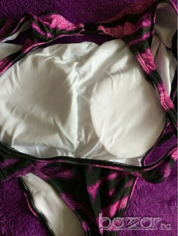 Цял бански с тигров принт и бразилска бикина, снимка 5 - Бански костюми - 20827557