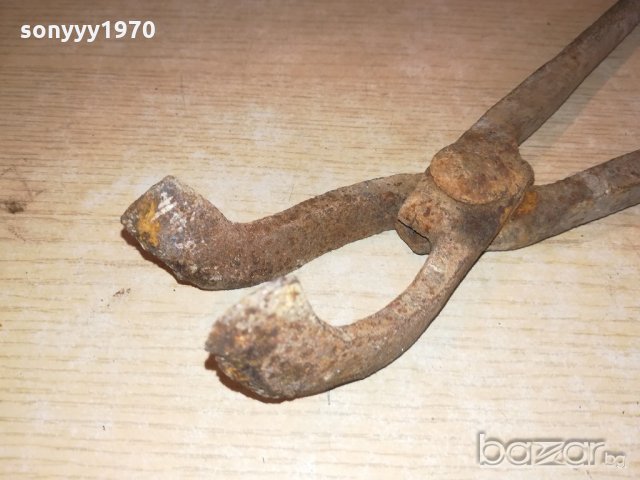 поръчани-извити ковашки клещи-47см, снимка 6 - Клещи - 21094525