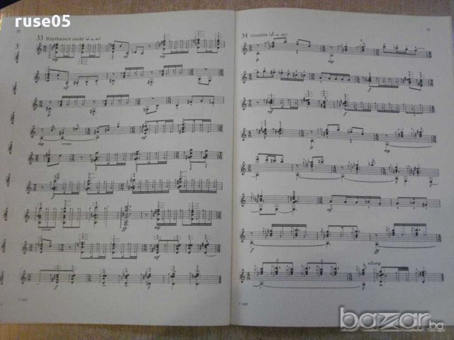 Книга "35 Rasgueado-Studien für Gitarre-Franz Just"-26 стр., снимка 5 - Специализирана литература - 15948366