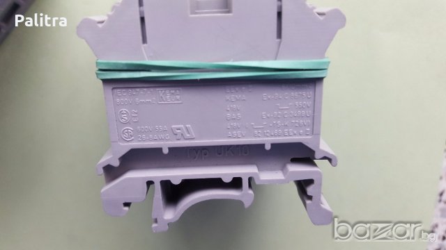 Eлектротехнически клеми за DIN шина, снимка 4 - Други машини и части - 18216401