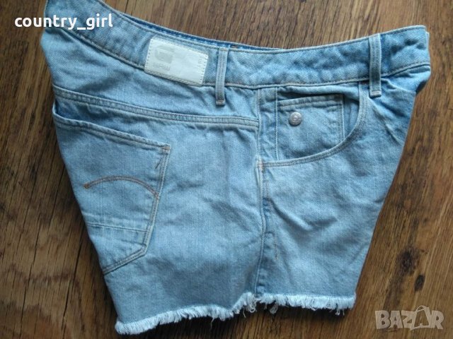g-star arc mid short wmn - страхотни дамски дънкени панталони, снимка 4 - Къси панталони и бермуди - 24977910