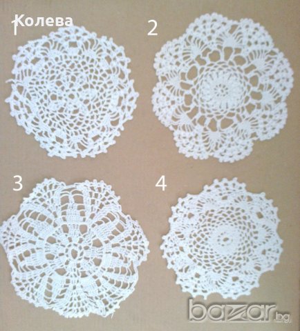 Ръчно плетени салфетки, снимка 1