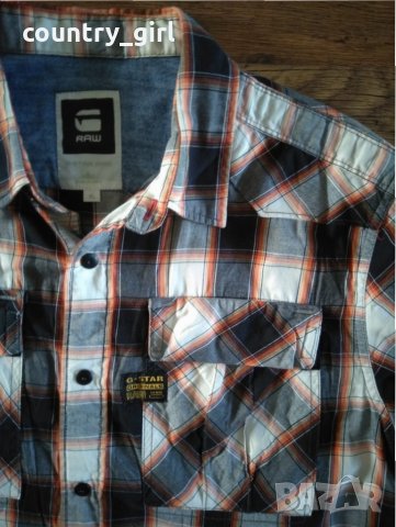 g-star deck windsor shirt - страхотна мъжка риза КАТО НОВА , снимка 3 - Ризи - 25424374