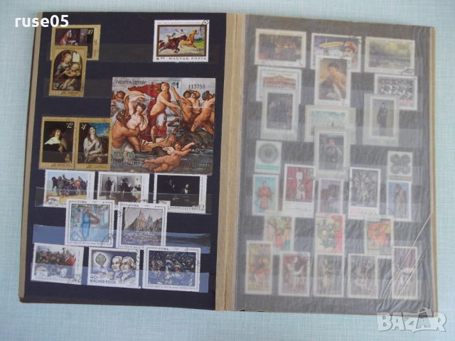 Класьор стар с пощенски марки, снимка 4 - Филателия - 25995319