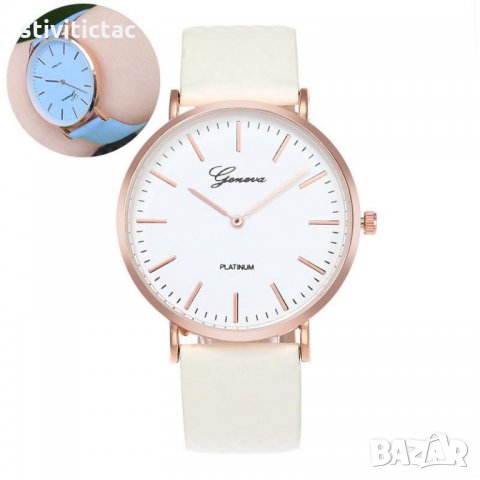 Часовник Geneva Термохромни-Син ., снимка 2 - Дамски - 22845935