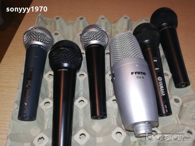 fame & shure & behringer & yamaha-profi microphone-швеицария, снимка 5 - Микрофони - 20932868