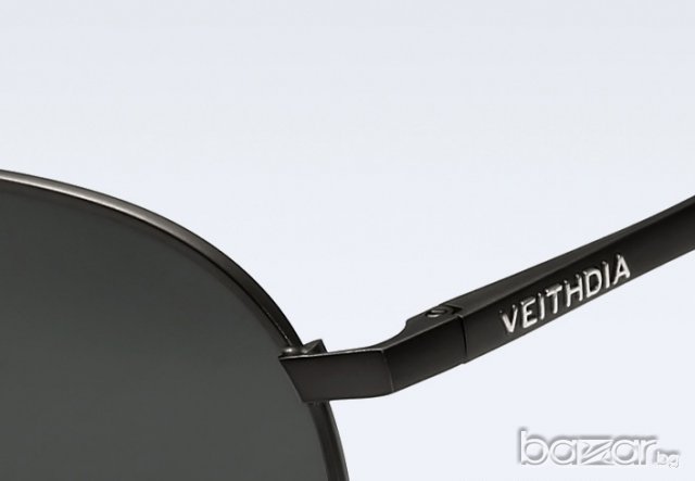 Мъжки Слънчеви Очила VEITHDIA AVIATOR - Black, снимка 4 - Слънчеви и диоптрични очила - 9594768