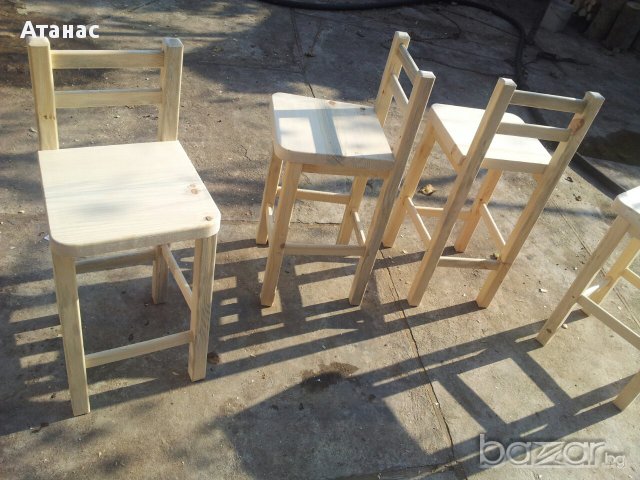 Бар столове с облегалка, снимка 9 - Столове - 14758258