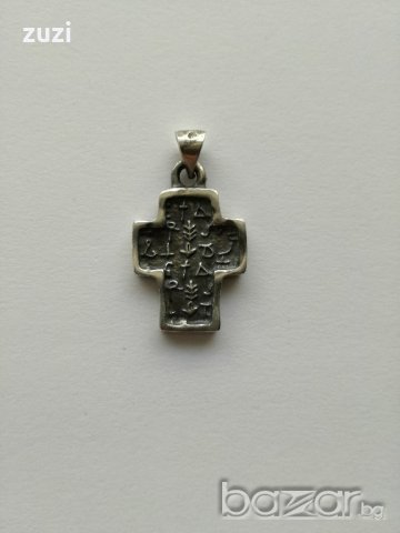Сребърен оксидиран  кръст - сребро проба 925 