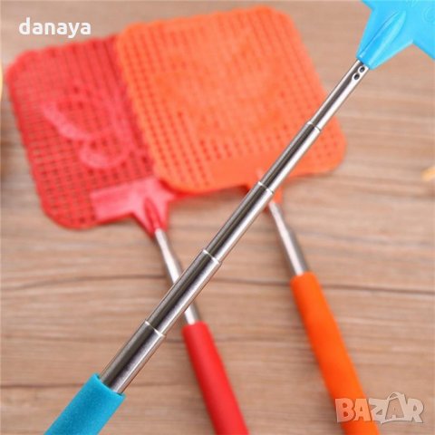 432 Палка за мухи с телескопична дръжка сгъваема мухобойка, снимка 2 - Други - 22113020