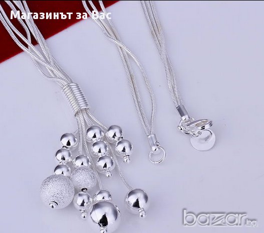 Грандиозно колие с топчета, снимка 2 - Колиета, медальони, синджири - 17495796