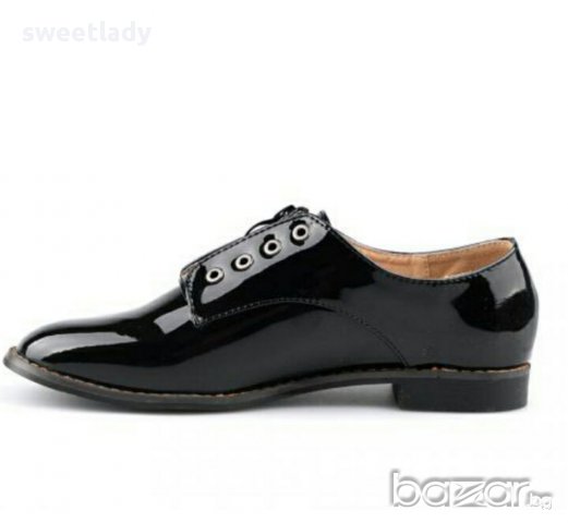 Шикозни обувки лак, снимка 3 - Дамски ежедневни обувки - 17105793
