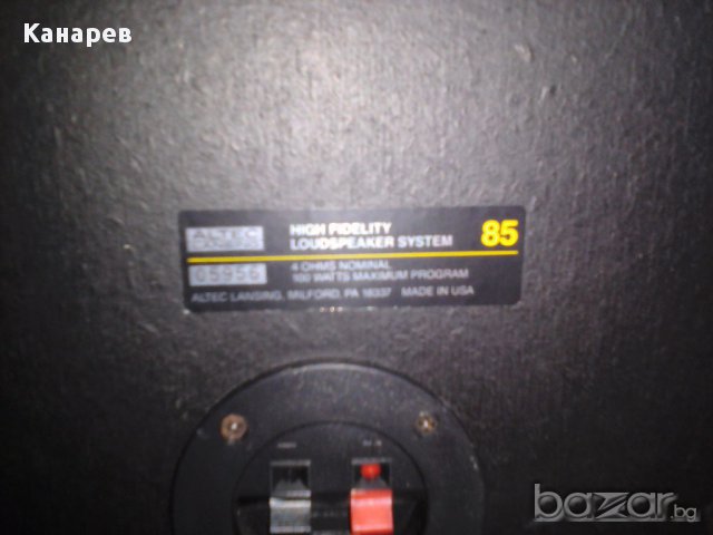 ALTEC LANSING made in USA, снимка 6 - Тонколони - 16300235