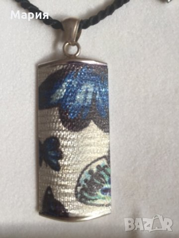 Сребърни Колие и обеци -Sea of silver and gold, сертификат и оригиналната  си кутия, снимка 2 - Бижутерийни комплекти - 25148865