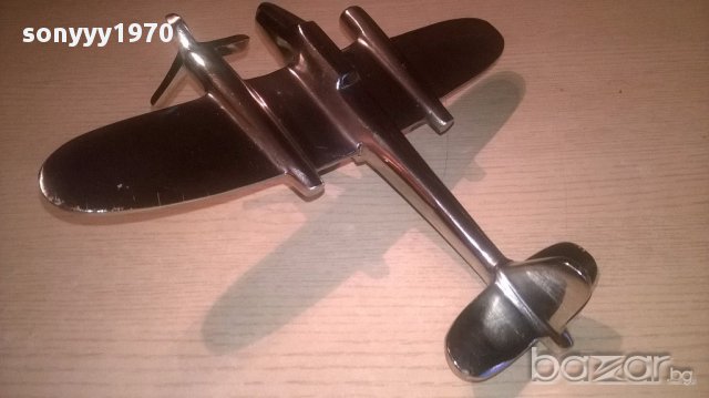 Англииски бомбардировач-31х24-хром/инокс-внос англия, снимка 10 - Антикварни и старинни предмети - 16707534