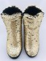 Дамски обувки Botineli-Gold, снимка 4