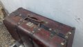 Старинен пътнически куфар от дилижанс, снимка 7
