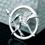 Брошка от Игрите на глада 1 Сойка присмехулка Hunger Games Mockingjay, цвят бронз, сребро или злато, снимка 8